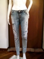  Super Skinny Low Ripped Jeans Condizione: Nuovo senza etichetta